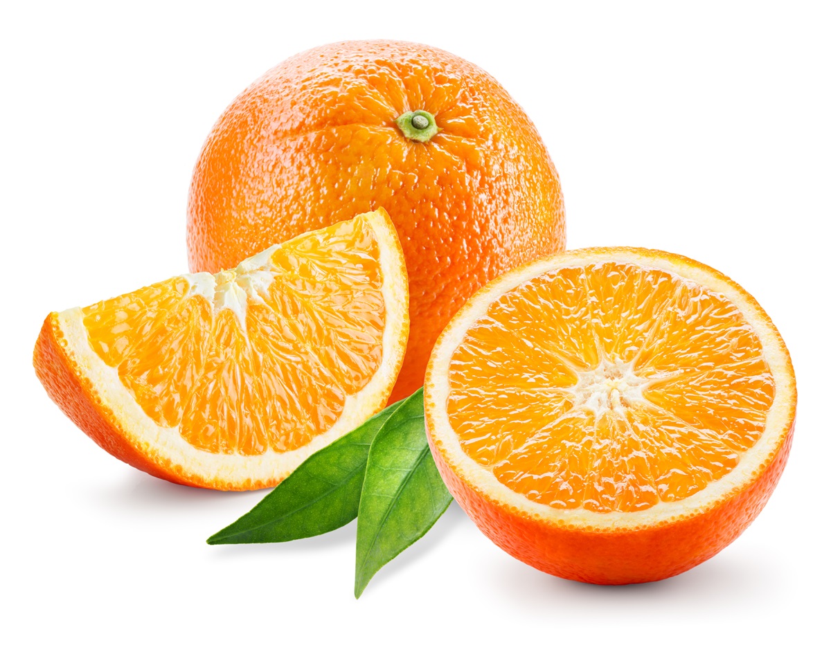 Citrusový plod - pomaranč.