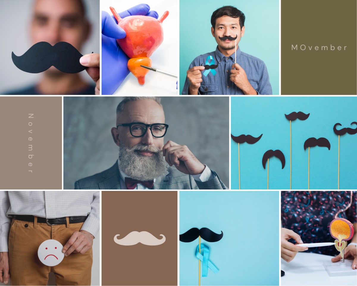 Movember - november, mesiac osvety o mužskom zdraví a boja proti rakovine prostaty, semennékov a duševného zdravia, proti samovraždám