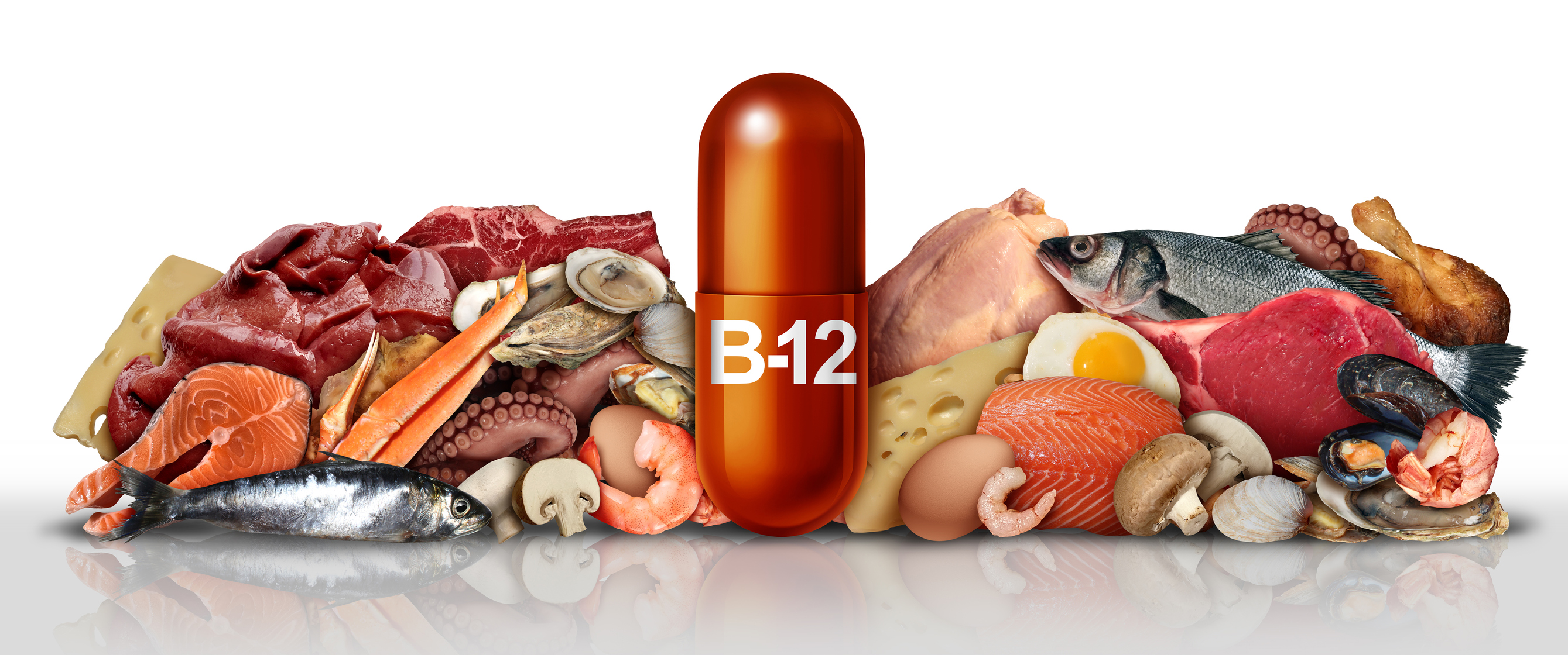 Produkty obsahujúce vitamín B12