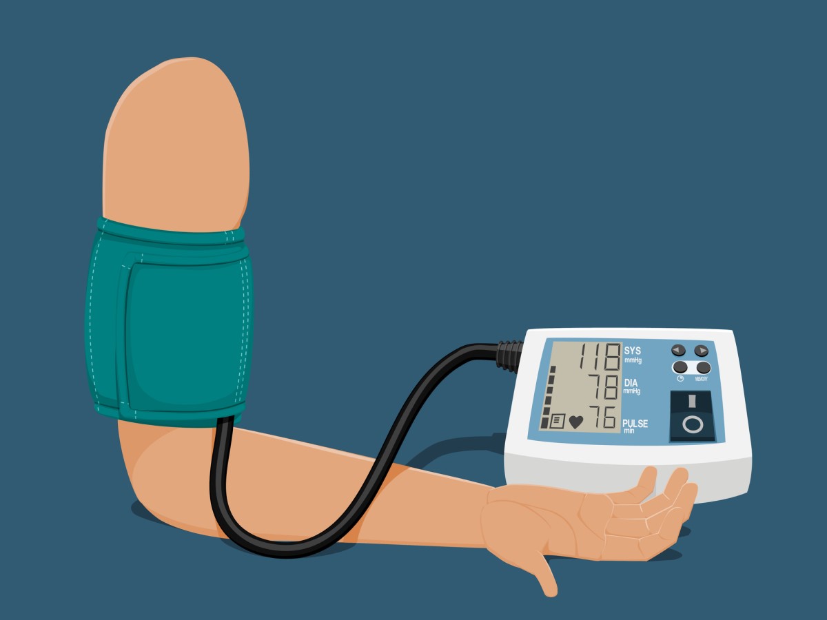 Tlakomer, na meranie tlaku krvi, znázorňuje nízky, normálny a vysoký krvný tlak 