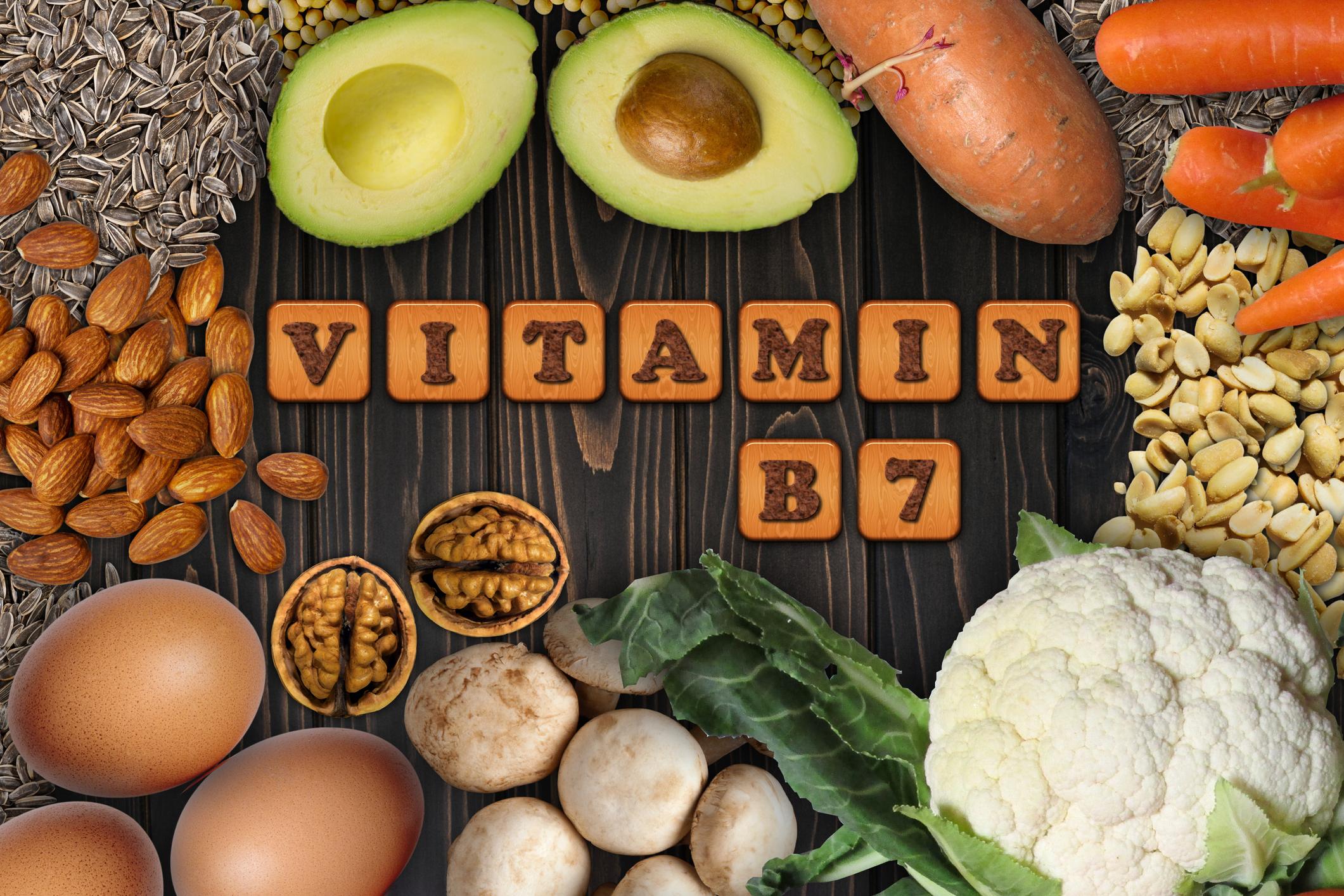 Prirodzené zdroje vitamínu B7