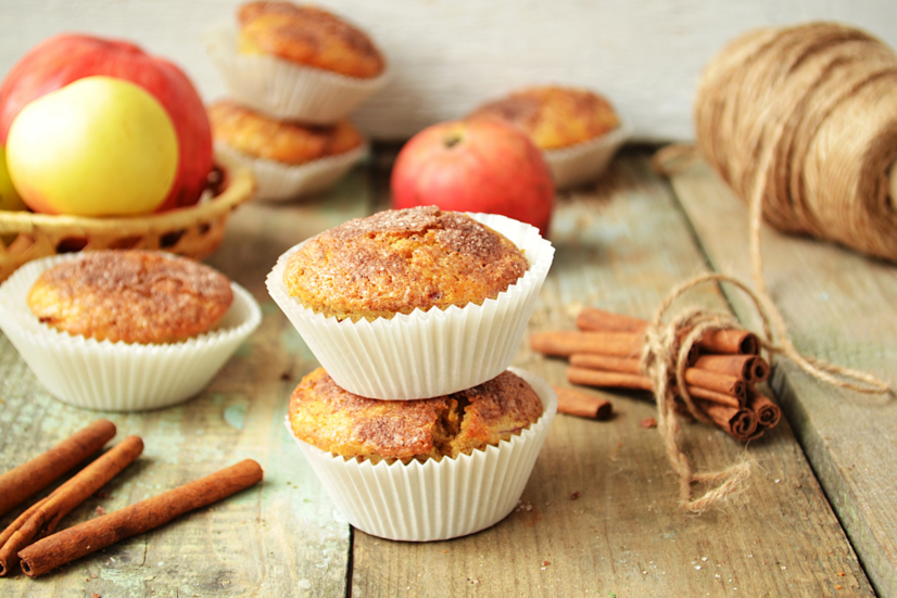 Recept: Výborné jablkové muffiny so škoricou vhodné pre celiatikov aj vegánov
