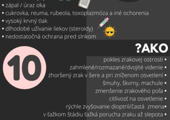 Infografika: 10i o sivom zákale - katarakte